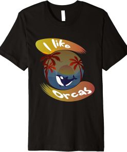 Killer Whale Ocean Lover Gift Idea Men Boys Kids Orca Premium T-Shirt