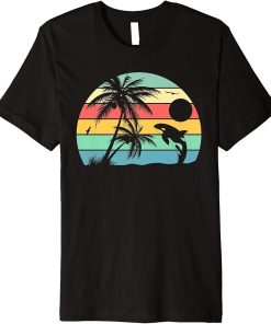 Ocean Animal Killer Whale Gift Tropical Sunny Beach Orca Premium T-Shirt