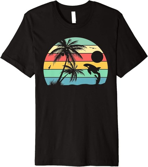 Ocean Animal Killer Whale Gift Tropical Sunny Beach Orca Premium T-Shirt